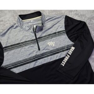 Wake Forest Demon Deacons Performance 1/4 Zip Thin Shirt Men's Size XXL 2XL